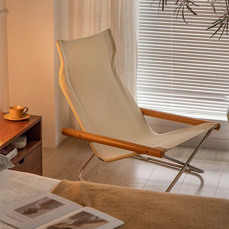 Nychair X午休折叠躺椅家用客厅阳台懒人沙发户外露营单人休闲椅
