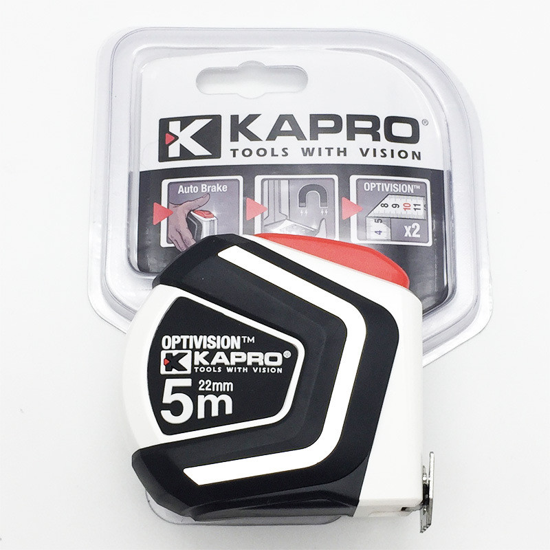 以色列KAPRO开普路510卷尺3米5米8米尺子高精度木工钢卷尺盒尺自