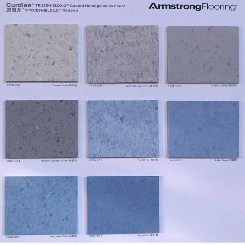 阿姆斯壮pvc地胶康丽实验室同质透心幼儿园医院龙净化车间办公室