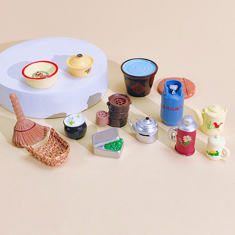创意复古怀旧生活用品仿真暖水瓶微缩模型摆件装饰配件奶油胶配件,家居饰品,3D模型摆件,淘宝优惠券,粉丝福利购,淘宝优惠卷