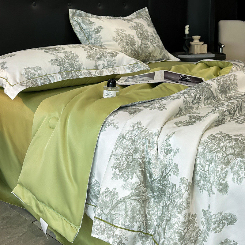 夏季冰丝空调被四件套夏被可机洗学生宿舍单人夏凉被夏天薄款被子,床上用品,化纤被,淘宝优惠券,粉丝福利购,淘宝优惠卷