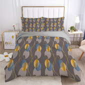 床ebay数码 印花品花简约套件外贸