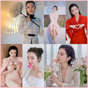 李冰冰海报墙贴美甲店咖啡厅烧烤店蛋糕店超市装饰画防水可定制