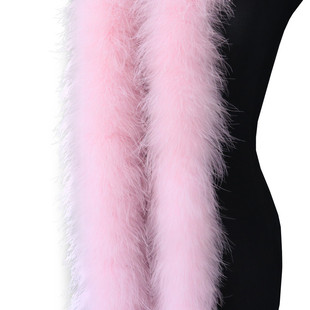 批发火鸡毛50g羽毛全绒配饰diy饰品服装辅料舞台毛条表演走秀装饰