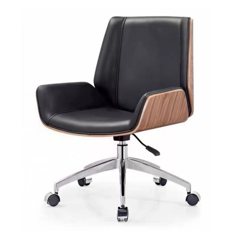 白色烤漆办公椅高背老板简约l升降电脑椅书房椅会议椅转椅主管椅