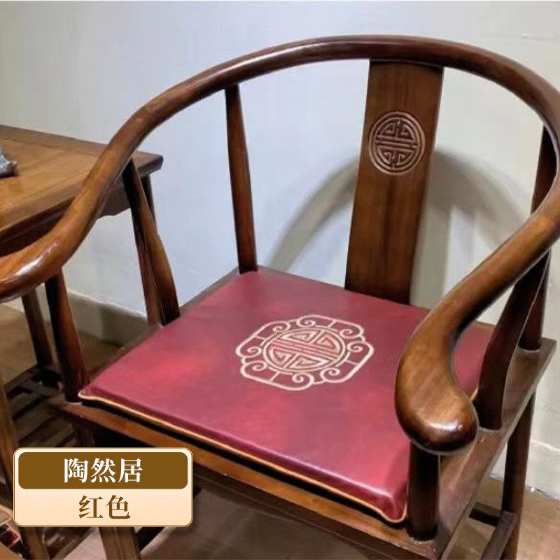 中式圈椅坐垫红木沙发抱枕靠枕实木古典茶桌椅子餐椅海绵垫批发