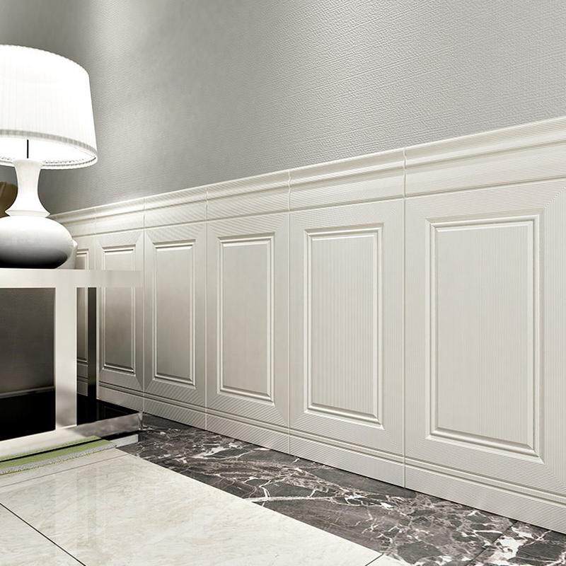 3d立体墙贴自粘墙裙护墙板壁纸防水防撞墙围贴纸软包装饰泡沫墙纸,家居饰品,软装墙贴,淘宝优惠券,粉丝福利购,淘宝优惠卷