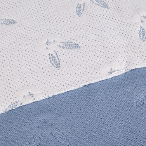 树耕童装面料 针织儿童空气层婴幼面料无荧光剂 精梳棉提花夹棉布