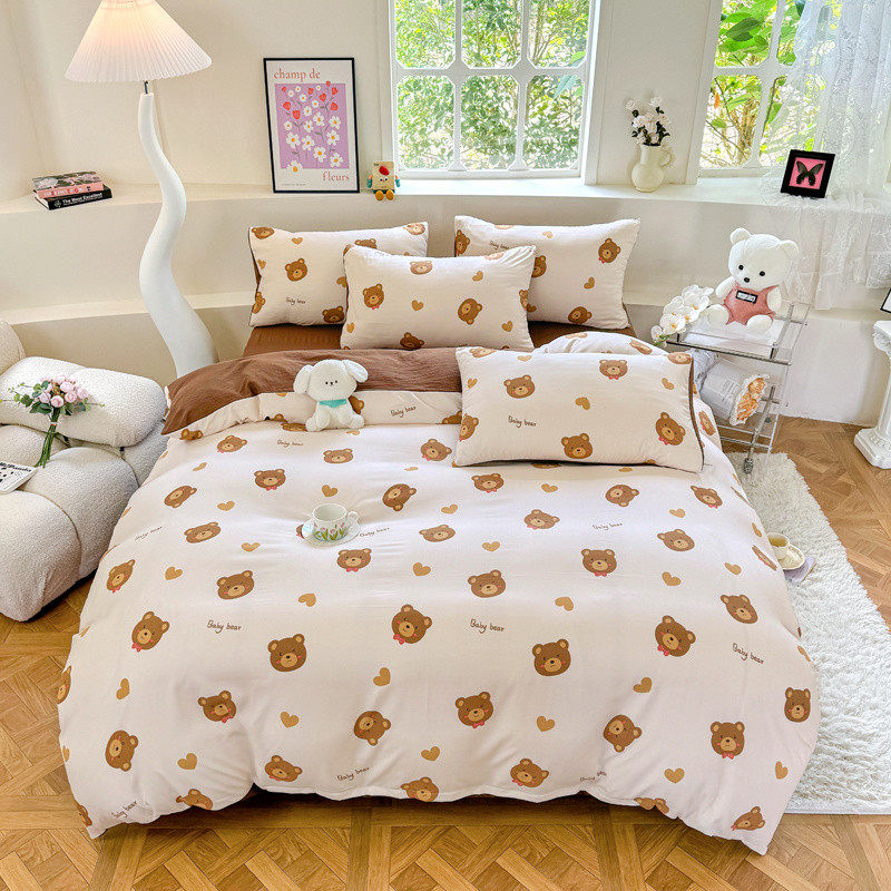 水洗棉亲双层纱学生套件宿舍学生宿舍被笠工艺肤床品床单被套床单,床上用品,床品套件/四件套/多件套,淘宝优惠券,粉丝福利购,淘宝优惠卷