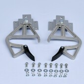 伸缩梯子配件大全人字升降梯弹簧扣梅花盘扣拉绳挂钩滑轮两用梯脚