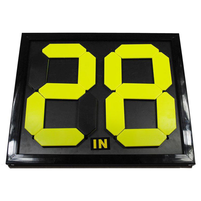 手动换人牌足球换人号码牌双面显示2位数可翻变数字长期供应