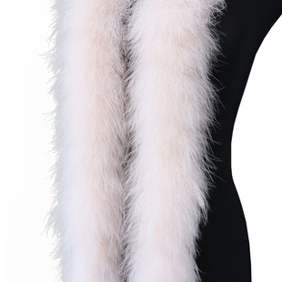 批发火鸡毛50g全羽毛绒毛条diy饰品服装辅料舞台配饰表演走秀装饰