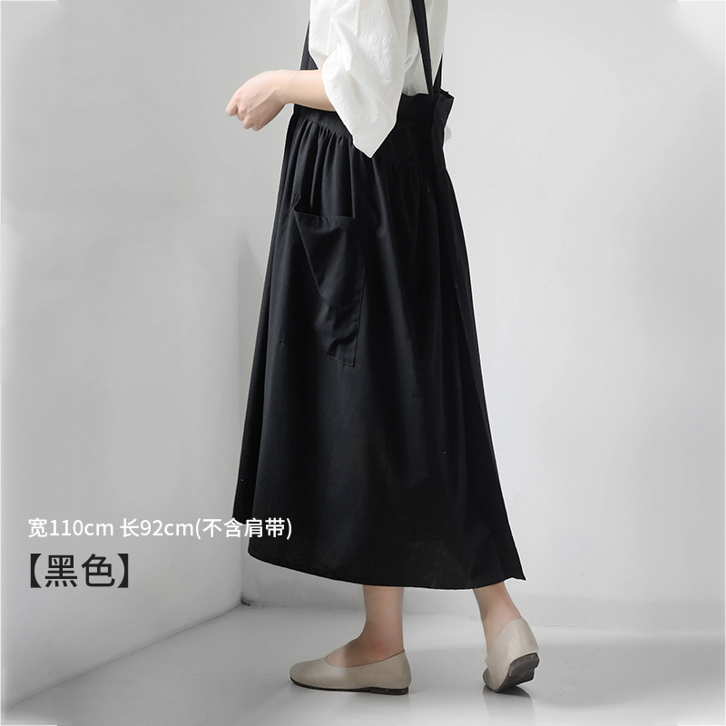 韩版烘焙围裙棉麻ins拍摄餐用围裙厨房家用服加大厨房