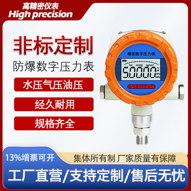 防爆数字压力表0.1级高精度数显压力表电子智能数字压力控制器