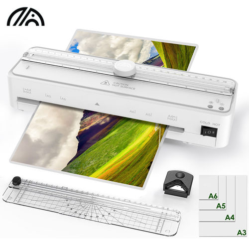 家用小型诺新款白色a4过塑机办公方塑封机相片覆膜机照片过塑机