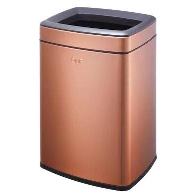 方形不锈钢篓分离漏茶水办公室大容量商用客房垃圾茶叶收纳垃圾桶