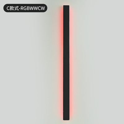 户外壁灯长条防水 led现代简约一字庭院别墅景观灯花园极简亚克力