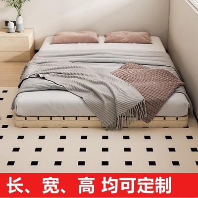 新品榻榻米实木防潮床架排骨架床民宿无床头地台床地踏床日式地铺