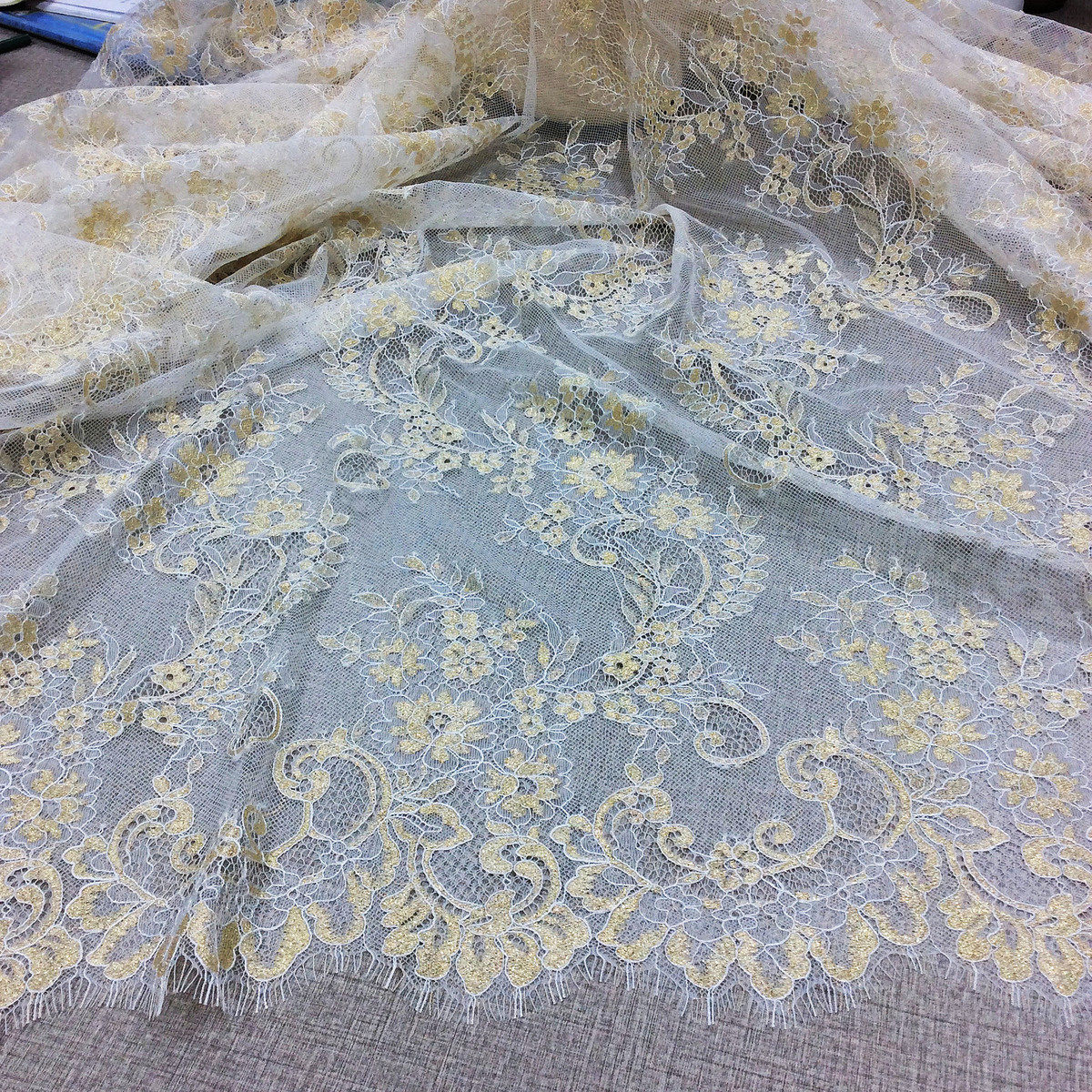 蕾丝大睫毛面料新镂空网布无弹金银丝服装服饰面辅料手工DIY花边,居家布艺,海绵垫/布料/面料/手工diy,淘宝优惠券,粉丝福利购,淘宝优惠卷