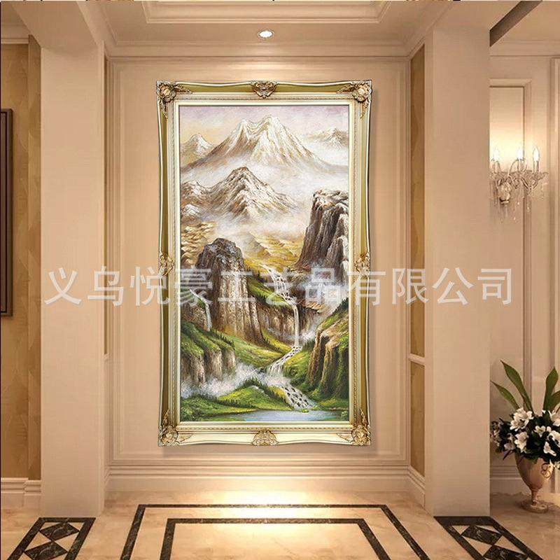 欧式婚纱摄影挂画框相框实木油画框酒店会所大厅拍摄道具装裱框