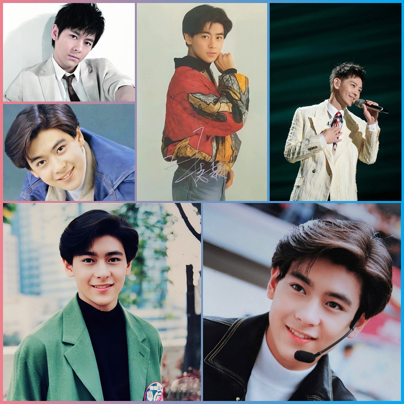 林志颖海报帅气写真周边宿舍餐厅墙贴咖啡厅茶室装饰画防水可定制