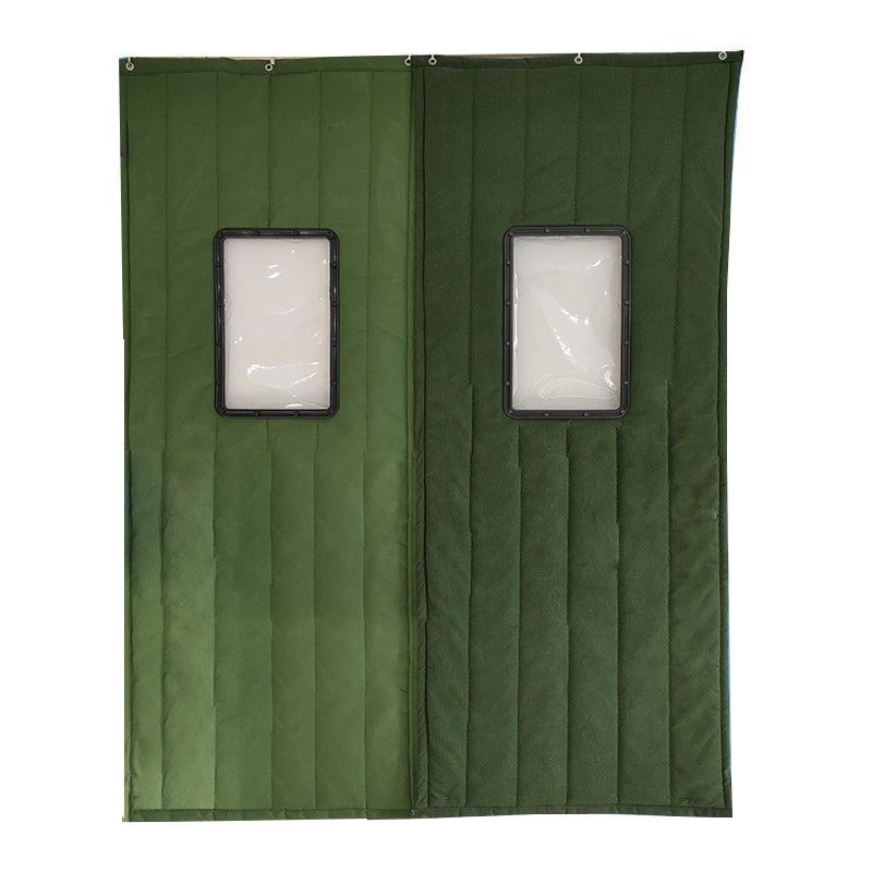 耐用5年 冬季加厚帆布棉门帘工厂商超专用挡风防寒隔音棉门帘批发