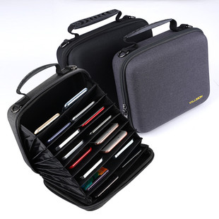 自媒体直播专用多卡位装多部智能手机收纳包大容量16台手机硬壳包