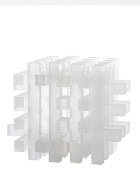 大千新摆件透明树创意魔方现代 设计师款样板间边柜组合饰品配饰