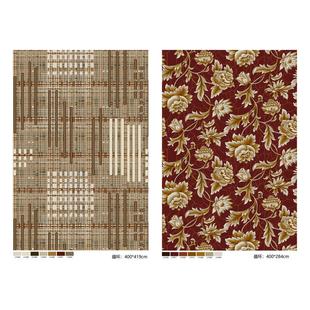 可宴会厅印花地毯酒店裁剪宾馆全铺地毯b1阻燃涤纶酒店定制地毯