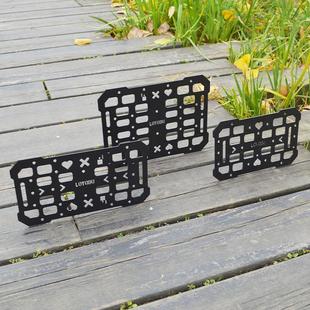 摩托车扩展架侧边包支架改装摩旅边箱挂板电动车侧油箱战术边架