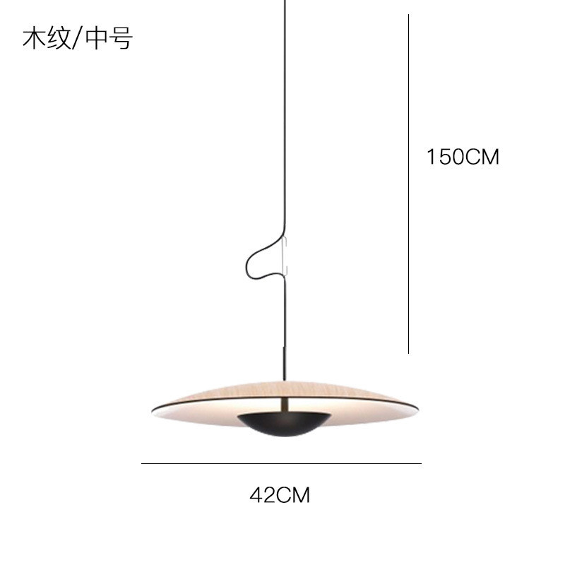 北欧创意个性后现代简约圆盘咖啡厅艺术样板房餐厅饭桌吊灯吧台灯