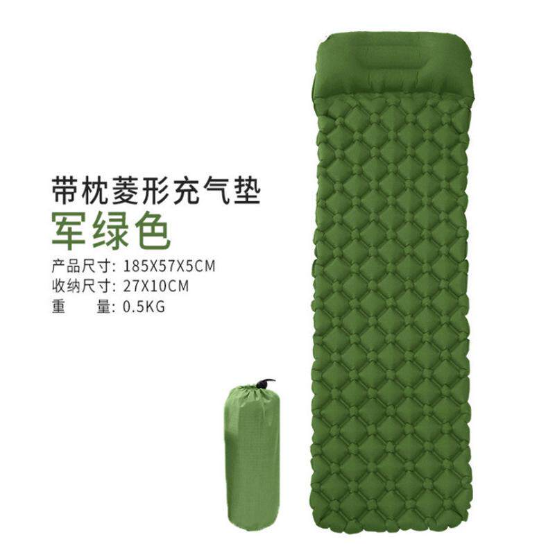 单人菱形tpu户外帐篷睡垫充气垫野营超轻便携防水防潮垫 热卖