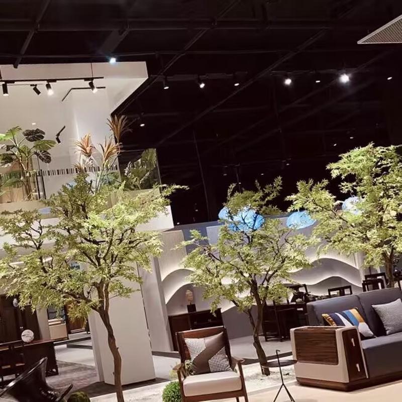 摆件枫树室内景观植物造景假树软装造型树橱窗装饰绿植仿真