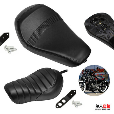 哈雷Sportster XL1200 883 72 48摩托车改装前驾驶皮枕单人座垫垫