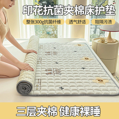 薄款床垫软垫舒适床褥垫床护垫防滑垫子双人保护垫铺床的褥子