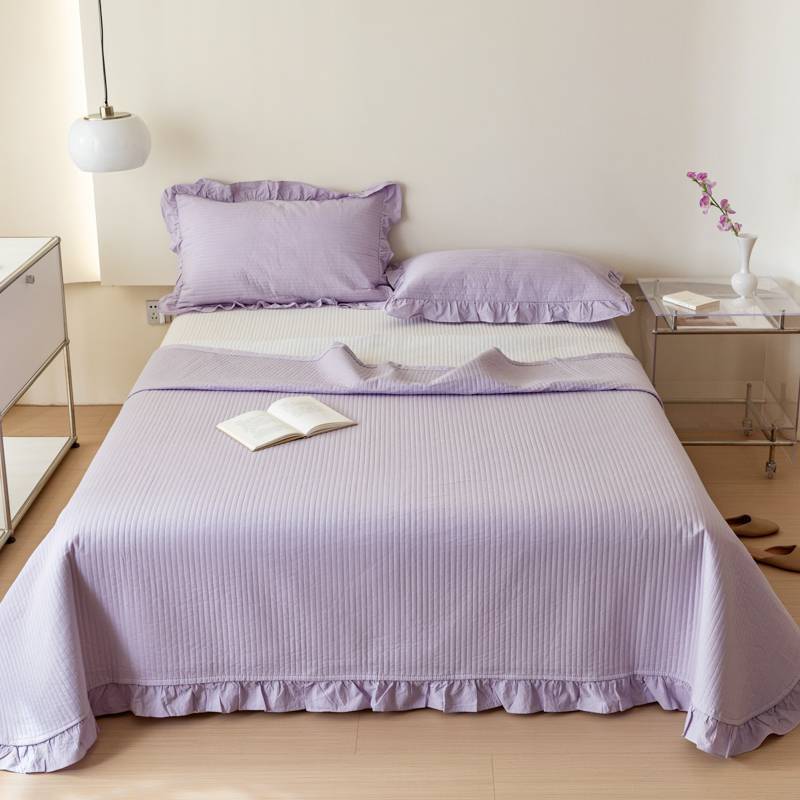2025韩式床盖水洗原棉单人床水洗棉
