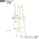 画架展示架海报架托架油画三脚架铁艺三角落地展示架婚礼迎宾架子