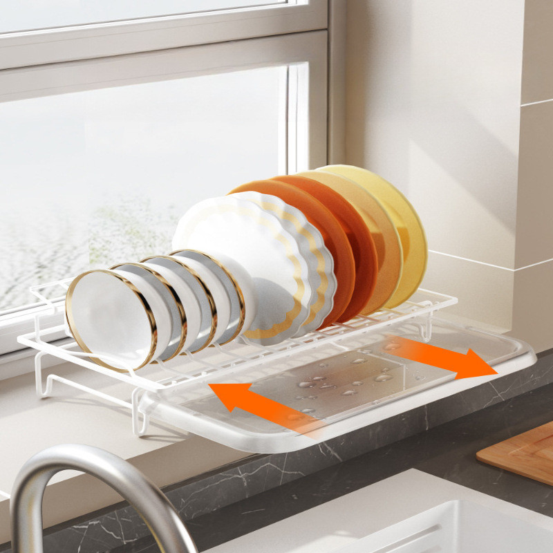 碗架沥水架窄款小型小号尺寸迷你晾放饭碗筷盘碟子收纳架柜内台面