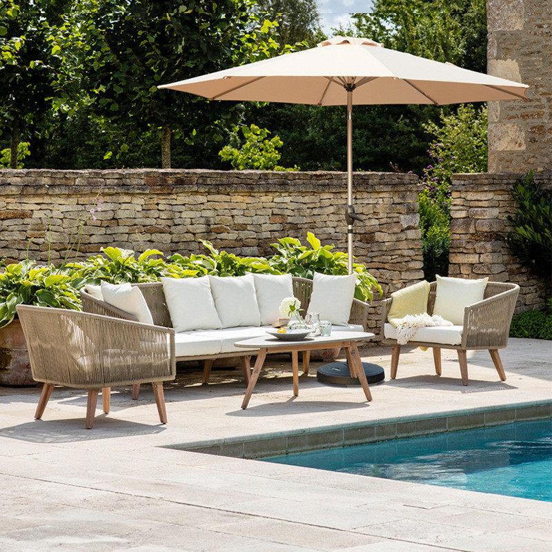 临亚（LINYA）遮阳伞户外庭院铝合金中柱伞酒店泳池沙滩太阳伞