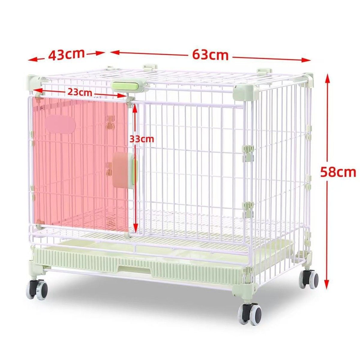 乐佳狗笼新款卡扣狗笼子中小型犬兔猫狗室内宠物笼跑床可多层叠加,宠物/宠物食品及用品,狗窝/屋/帐篷/沙发,淘宝优惠券,粉丝福利购,淘宝优惠卷
