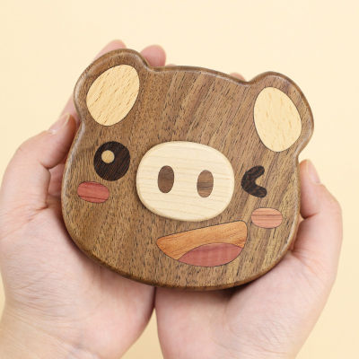 乳牙盒纪念男孩牙齿收纳生肖狗年儿童实木质5岁6女孩保存收藏牙盒