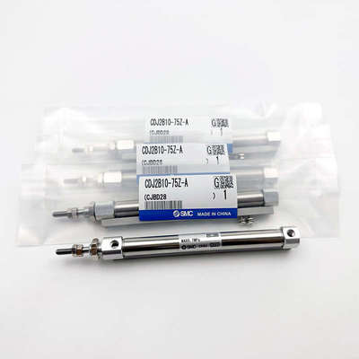 气缸CDJ2B16/10-20-25-30-50-75-150Z-A导轨安装带磁性开关安装槽