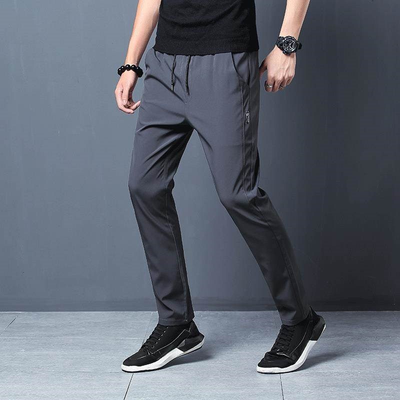 man slacks Thin trim pants Pure cottoIn Cloth trouser for me