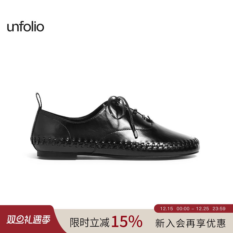 unfolio休闲鞋系带皮鞋