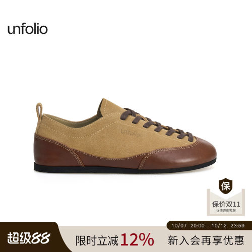 unfolio平底系带时装运动鞋