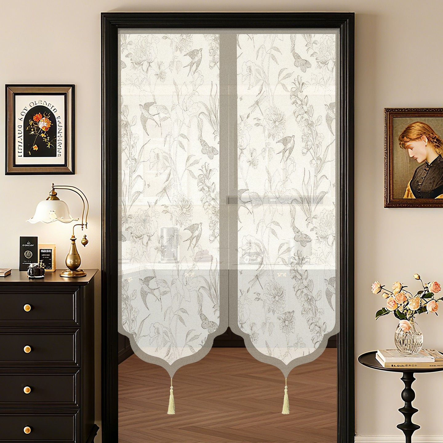 超好看新款高档中式隔断门帘高级感禅意遮挡隐私家用客厅卧室厨房