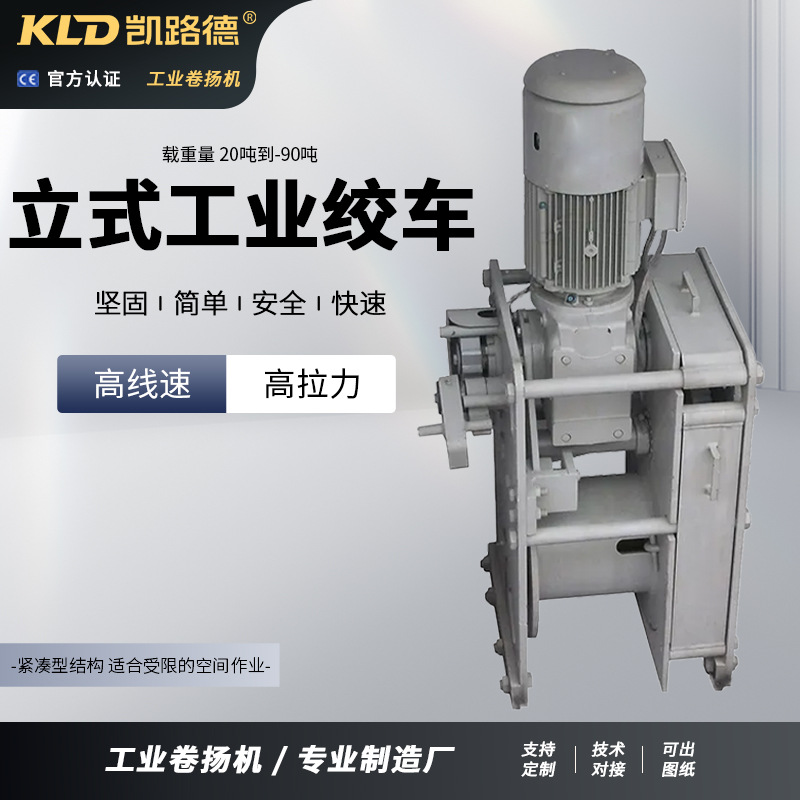 立式卷扬机紧凑高速船用重型20吨30吨40吨工业绞车可定制