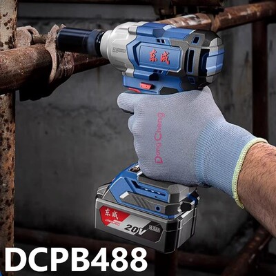 东成DCPB488无刷电扳手大扭力冲击汽修风炮东城锂电冲击板