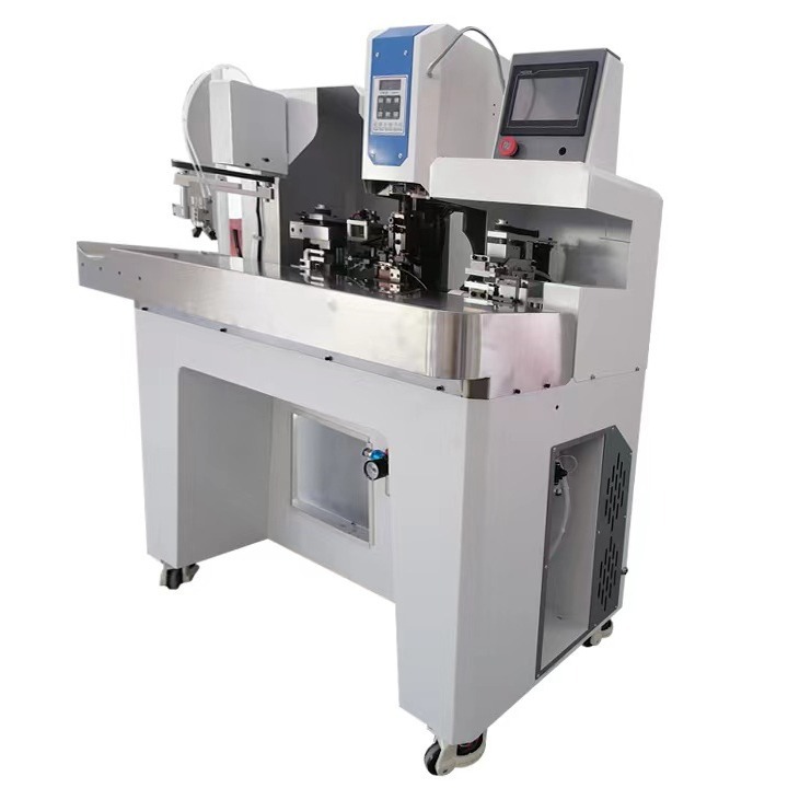 厂家直销  实用型多芯护套线 屏蔽线剥皮打端插壳机 打端子插胶壳