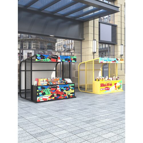 户外广场商业街摆摊架夜市集市展示架铁艺可折叠可移动促销架